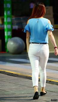 初中生白色紧身裤照片,初中生白色紧身裤穿搭展现青春活力